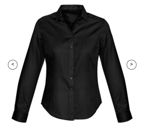 BIZ – CHEMISE – S522LL – NOIR – BRODERIE INCLUSE